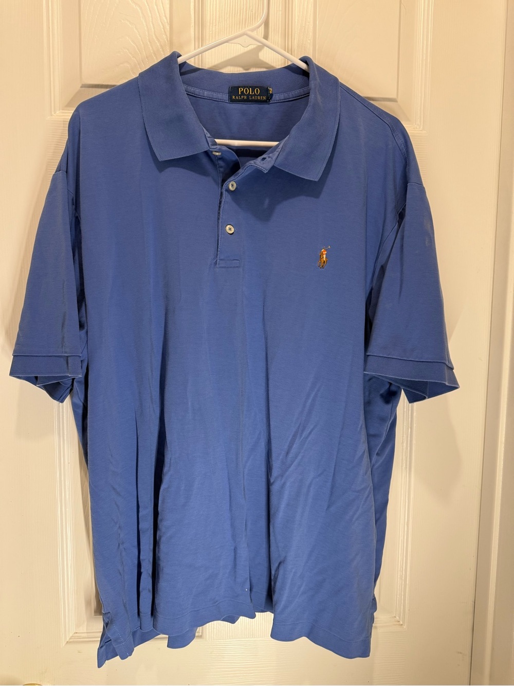 Polo by Ralph Lauren Blue Short-Sleeve Polo with Embroidered Pony
